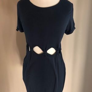 Honey Punch black cut out dress